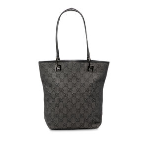 Pre-Loved Gucci GG Denim  Shoulder Bag